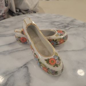 Antique ceramic shoes